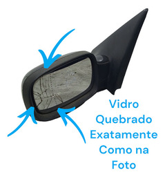 RETROVISOR ELÉTRICO ESQUERDO RENAULT MEGANE 2008 USADO