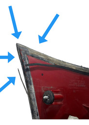 LANTERNA TRASEIRA LD FORD FOCUS HATCH 2003 USADA C/DETALHE