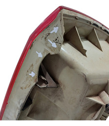 LANTERNA TRASEIRA LE GM ASTRA HATCH 1999 USADA C/DETALHE