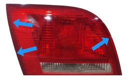 LANTERNA TRASEIRA LE TAMPA AUDI A3 SPORTBACK 2008 USADA