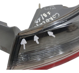 LANTERNA TRASEIRA LD CANTO TOYOTA COROLLA 2019 C/DETALHE