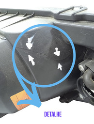 FAROL ESQUERDO RENAULT KWID 2018 USADO C/DETALHE