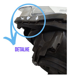 FAROL ESQUERDO RENAULT KWID 2018 USADO C/DETALHE