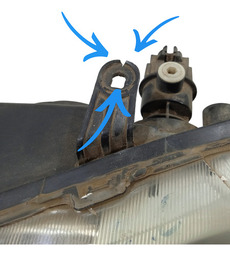 FAROL ESQUERDO RENAULT LOGAN 2005 USADO C/DETALHE