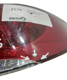 LANTERNA TRASEIRA LD CANTO FIAT SIENA 2011 USADA C/DETALHE