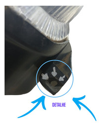 FAROL DIREITO FORD ECOSPORT 2010 USADO ORIGINAL DETALHE