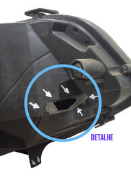 FAROL ESQUERDO FORD ECOSPORT 2015 USADO ORIGINAL C/DETALHE