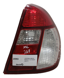 Lanterna Traseira Ld Renault Clio Sedan 2006 Com Detalhe