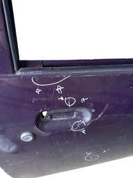 PORTA DIANTEIRA DIREITA FORD KA 2001 A 2008 COM DETALHE