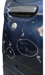 PORTA DIANTEIRA DIREITA CITROEN PICASSO 01/07 COM DETALHE