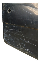 PORTA DIANTEIRA DIREITA CLIO SEDAN 2005 A 2007 COM DETALHE