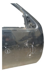 PORTA DIANTEIRA DIREITA FIESTA 96/02 (COM DETALHE)