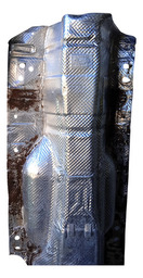 DEFLETOR DE CALOR DO ESCAPAMENTO JETTA 11/17 COM DETALHE