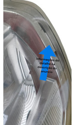 FAROL ESQUERDO FORD RANGER 2011 USADO C/ DETALHE