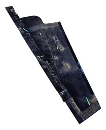 MOLDURA EXTERNA PORTA TRASEIRA ESQUERDA COMPASS 2017 A 2022