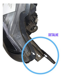 FAROL ESQUERDO FORD FIESTA 2011 USADO COM DETALHE