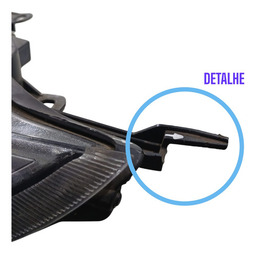 FAROL ESQUERDO FORD FIESTA 2011 USADO COM DETALHE