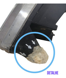 FAROL ESQUERDO FORD ECOSPORT 2005 USADO DETALHE