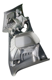 ACABAMENTO COLUNA TRASEIRA ESQUERDA COMPASS 16/23