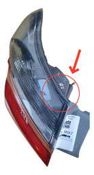 LANTERNA TRASEIRA LE CANTO TOYOTA COROLLA 2018 USADA