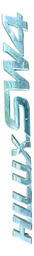 EMBLEMA LETREIRO HILUX SW4 CROMADO