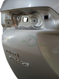 TAMPA TRASEIRA TOYOTA HILUX SW4 SRX 2017/2021