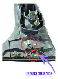 LANTERNA TAMPA TRASEIRA LADO ESQUERDO CIVIC 2007 A 2011