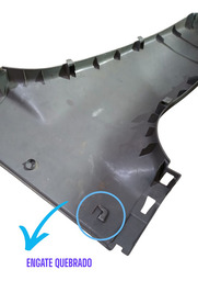 MOLDURA INTERNA COLUNA ESQUERDA CIVIC 2007 A 2011