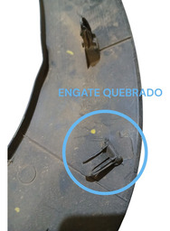 MOLDURA PARALAMA TRASEIRO LADO ESQUERDO KWID 2016 A 2018