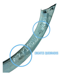 MOLDURA PARALAMA TRASEIRO LADO ESQ. CORSA 02/12 DETALHE