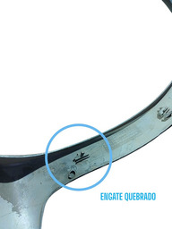 MOLDURA PARALAMA TRASEIRO LADO ESQ. CORSA 02/12 DETALHE
