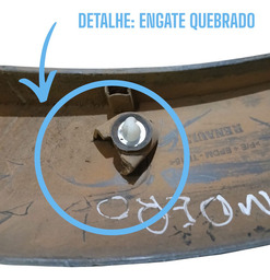 MOLDURA DA CAIXA DE RODA SANDERO TRAS/ESQUERDO 08/14 DETALHE