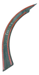 MOLDURA DO PARALAMA TRAS DIREITO FOX 2004 A 2010 DETALHE