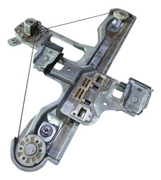 MÁQUINA VIDRO MANUAL TRASEIRA ESQUERDA PRISMA 2014 A 2019