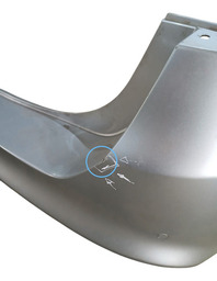 PARACHOQUE TRAS FUSION TITANIUN 2013/2018 ORIGINAL DETALHE