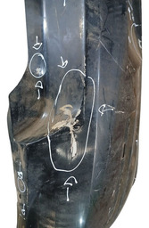 PARACHOQUE TRASEIRO VECTRA ELEGANCE SEDAN 2007/2011 DETALHE