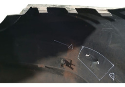 PARACHOQUE TRASEIRO PRISMA 2012 A 2016 ORIGINAL DETALHE