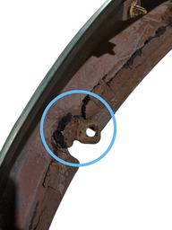 FRISO ALARGADOR RODA TRASEIRA ESQUERDA PAJERO SPORT 1997 A 2