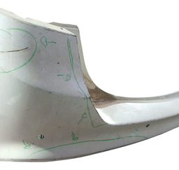 PARACHOQUE TRASEIRO FUSION 2013 A 2017 ORIGINAL DETALHE