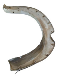 MOLDURA PARALAMA TRASEIRO ESQUERDO HILUX 2005 A 2015