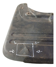 PARABARRO LAMEIRO TRASEIRO ESQUERDO HILUX 2006/2015 DETALHE