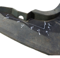 PARABARRO LAMEIRO DIANTEIRO ESQUERDO FRONTIER 2008 A 2016