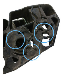 SUPORTE GUIA PARALAMA LADO DIREITO PEUGEOT 308/408