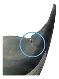 POLAINA TRASEIRA LADO DIREITO MASTER 2002 A 2013 DETALHE