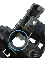 ABSORVEDOR IMPACTO PARACHOQUE ESQUERDO OROCH 2016 A 2021