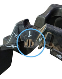 SUPORTE PARACHOQUE TRASEIRO ESQUERDO C4 LOUNGE 2015 A 2016