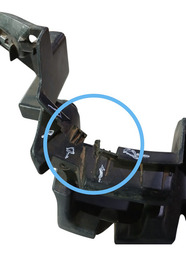 SUPORTE PARACHOQUE TRASEIRO DIREITO C4 LOUNGE 2015 A 2016