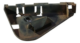 GUIA PARACHOQUE TRASEIRO LADO ESQUERDO 307 2005 A 2012