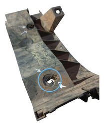 GUIA PARACHOQUE LANTERNA TRASEIRA DIREITO A3 1999 A 2006