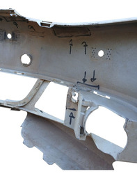 PARACHOQUE DIANTEIRO JETTA 2012 A 2014 DETALHE